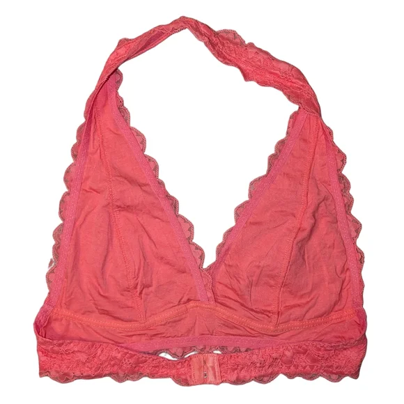 🍂 3/$15 - *NWT* Coral Lace Halter Bralette, Size L - Picture 5 of 9